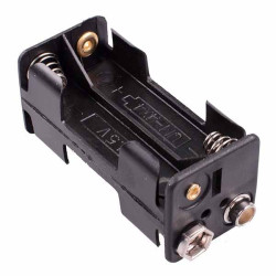 AAA x 4 (2+2) Battery Holder Press Stud Connections