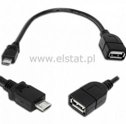 Kabel GN USB - WT micro USB 0,14m OTG; HOST