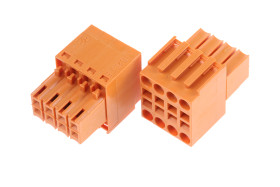 Wtykowy blok zaciskowy 8 -pinowe raster 3.5mm 2 -rzędowe Montaż na kablu Żeński Weidmüller