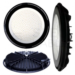 Oprawa przemysłowa LED SMD 200W 17000lm 6500K IP65 czarna barwa CW biała zimna HighBay V-TAC VT-90201