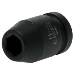 Teng 920511N Impact Socket Hexagon 6-Point 1/2in Drive 11mm