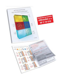 Książka: "Carnet d'attestations de consignation