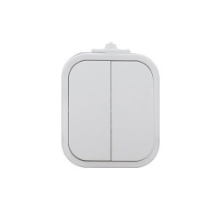 Łącznik podwójny n/t IP54 WNT-2B2 biały B2 ABEX