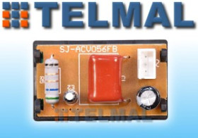 Woltomierz panelowy AC 70-380V 50Hz niebieski