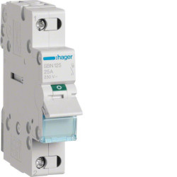 Rozłącznik izolacyjny 1-fazowy 1P 25A 230V AC SBN125 HAGER