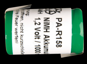 NiMh industrial cell with solder lug, 1000 mAh