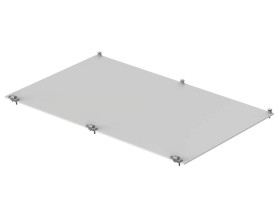 Bopla TF/M 684-K (86884068) - panel składany przedni 3U/6U od frontu z anodowanego aluminium , od tyłu nieanodowanego (colour-pa