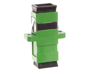 Adapter światłowodowy SC APC/SC APC, simplex, jednomodowy OS2, ceramiczna ferrula, zielony DN-96003-1APCSX