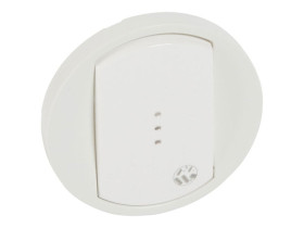 CELIANE Klawisz pojedynczy antybakteryjny podświetlany biały 067742 LEGRAND