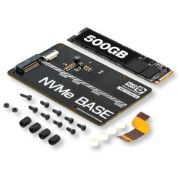 Adapter na dyski NVMe Base do Raspberry Pi 5 + Dysk 500GB SSD od Pimoroni