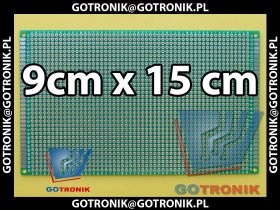 Uniwersalna płytka drukowana PCB 9x15cm - 1836 otworów pól kontaktowych