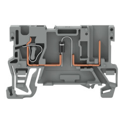 Blok zacisków nośnych WAGO poziomy: 1 12AWGZacisk klatkowy 769