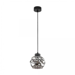 Lampa wisząca ZULIA 1 - punktowa Grafit lustrzany 5724 TK Lighting