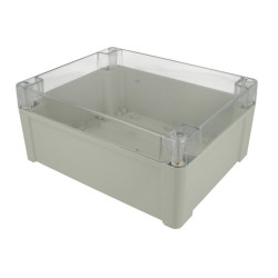 OBUDOWA ZP240.190.105JH-TM Poliwęglan Uniwersalna 191x240x106mm Tulejki mosiężne Kradex