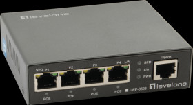 GEP-0523 Switch, 5-Port, Gigabit Ethernet, 4x PoE
