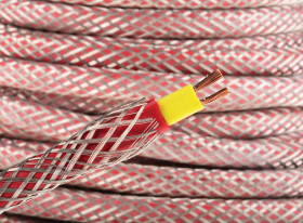 Taśma grzewcza wydajność: 15W/m długość 20m 240V ac +200°C RS PRO Guma silikonowa