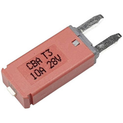 Hansor CBA3 10A Mini Circuit Breaker Manual Reset Red Automotive Fuse