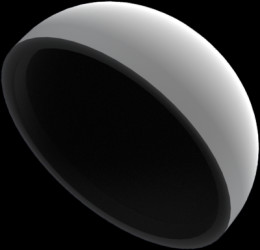 Cover cap, M4, inner Ø 10.8 mm, outer Ø 12.2 mm, PA, 003.14.048