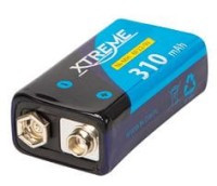 AKU-6F22-310X Akumulatorek w obudowie baterii 6F22 (310mAh) NiMH