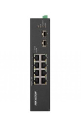 Switch przemysłowy PoE 8-portowy 1Gbps + 2x SFP (niezarządzalny) DS-3T0510HP-E/HS