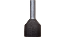 Końcówka Tulejkowa Izolowana Hi 2X6/14 Czarna E08kh-02020102301 /100Szt./