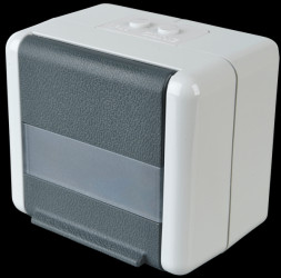 417510 AP IP44 junction boxes, surface-mount for 2 modules