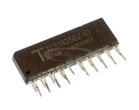 układ TC514256Z-10 DRAM 256kx4 ZIP-20 TOSHIBA