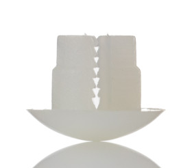 Nit średnica 7mm Nylon Zatrzaskowy średnica otworu 7mm długość 5.6mm