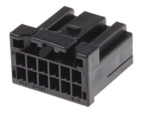 Złącze samochodowe 12-pinowe JST 2-rzędowe Żeński 3A CPT Montaż powierzchniowy Połączenie zagniatane Złącze CPT