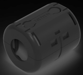 Folding ferrite, cable Ø 17-21 mm, (L x W x H) 55.4 x 46.5 x 43 mm, 74271211S