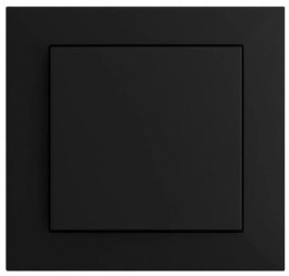 Wyłącznik światła pojedynczy łącznik czarny podtynkowy Wesa LC-01C