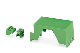 Obudowa urządzeń elektronicznych 45.2mm 2 nagłówki PCB i 2 bloki zacisków PCB, górna część obudowy 45.2 x 99 x 45.85mm