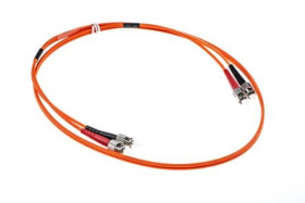 Kabel światłowodowy, średnica: 50/125μm, OM2 Wielomodowy, Pomarańczowy, ST / ST
