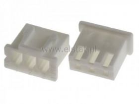 HG 03 wtyk raster 2,50mm 3-styk, żeński na kabel