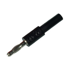 10A Banana 4mm Male to 2mm Female Adapter ADA 1056-BK, Black
