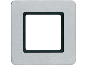 BERKER Q.7 Ramka 1 pojedyncza do modułu podświetlenia LED stal szlachetna 10116183 HAGER