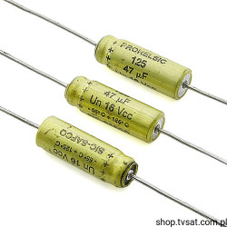 47uF-16V-Axial A701041 Prorelsic125, 6.5x19.0 mm AXIAL SICSAFCO