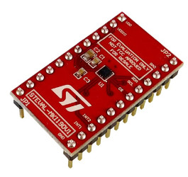 Zestaw rozwojowy czujników, LIS2DTW12, do uzytku z: Płyta główna STEVAL-MKI109V3, LIS2DTW12 Adapter Board for a