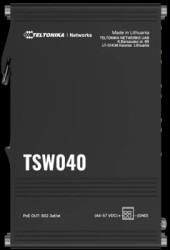 Ethernet switch, unmanaged, 8 ports, 100 Mbit/s, 7-57 VDC, TSW040000000