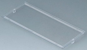 Cover, 6 modules, PC, (L x W) 104 x 45.8 mm, transparent, B6604100