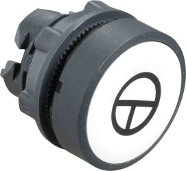 Przycisk, IP66, IP67, IP69K, kolor: Biały, Schneider Electric, ZB5