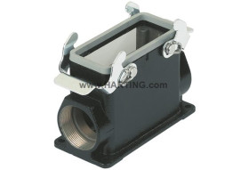 Obudowa złączy dużej mocy HARTING Montaż powierzchniowy rozmiar 24B Wpust boczny rozmiar gwintu M32 x 2