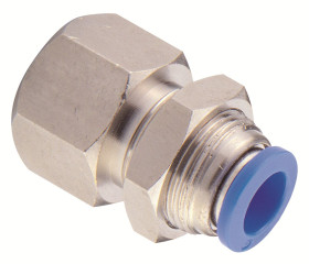 Złącze wielostykowe RS PRO Adapter grodziowy BSPP 1/4 in Female