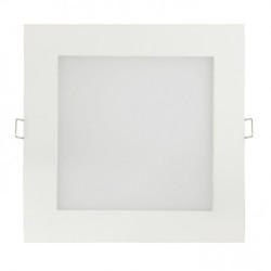 Panel LED ART podtynkowy kwadratowy 18cm, 16W, 1000lm, AC80-265V, 3000K - biała ciepła