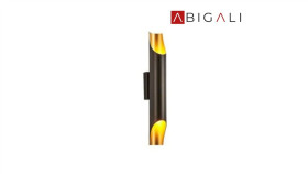 Abigali Kinkiet Straight Złoty 2Xe14, Abigali-Kgde14