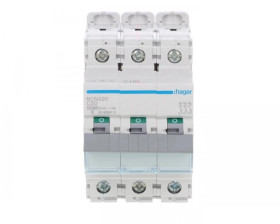 Wyłącznik nadprądowy 3P C 20A 10kA AC NCN320