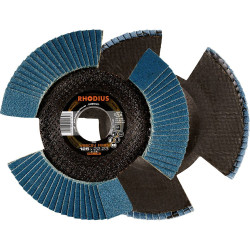 Rhodius 211305 VISION PRO PACK Flap Disc 125mm 5Pieces Transparent Design