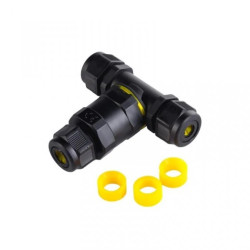 Mufa kablowa rozgałęźna skręcana typu T 3x2,5 krótka IP68 MKT-3B-K