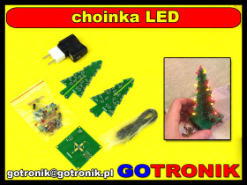 Choinka 3D LED - efekt świetlny