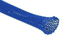 4mm / 8mm Polyester Cable Braid, Blue